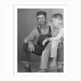 Migratory Laborer And His Son Living At The Agua Fria Migratory Labor Camp, Arizona By Russell Lee Art Print