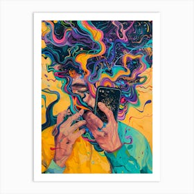 Psychedelic Painting 1 Art Print