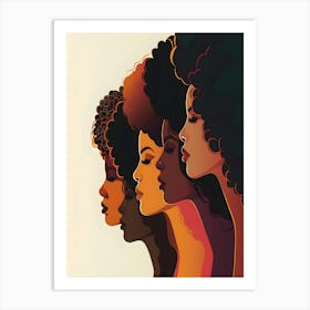 Afro-American Women Art Print