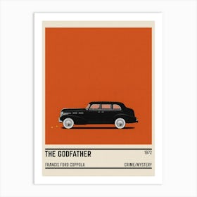 The Godfather Car Movie Art Print