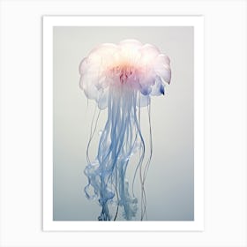 Comb Jellyfish Swimming 3 Art Print