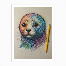 Seal! 3 Art Print