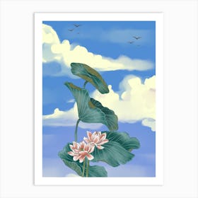 Lotus Flower 4 Art Print