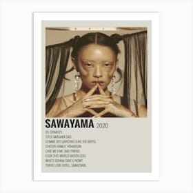 Sawayama 2020 By Maja Poster 1 Art Print