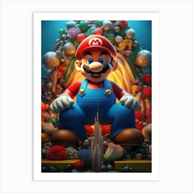 Mario Bros 44 Art Print