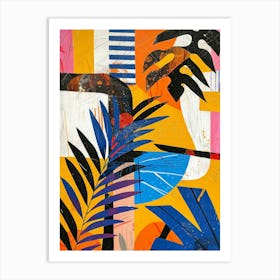 Tropical Abstract Painting Art Print