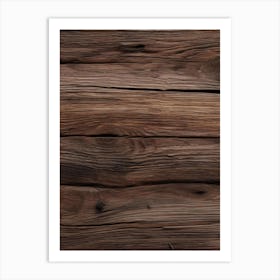 Wood Plank Background Art Print