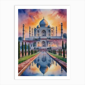 Taj Mahal India Art Print