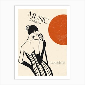 Music Festival Art Print