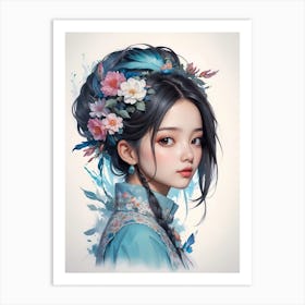 Chinese Girl 3 Art Print
