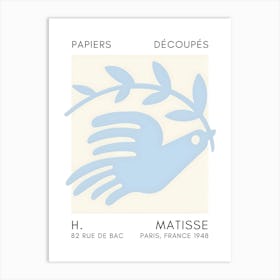 Henri Matisse Dove Of Peace Art Print