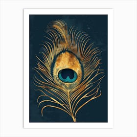 Peacock Feather 12 Art Print