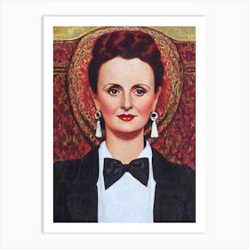 Mary Astor Illustration Movies Art Print