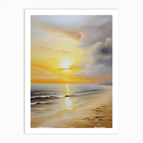 243.Golden sunset,San Francisco,USA. Art Print