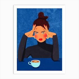 But first Coffee Art Print