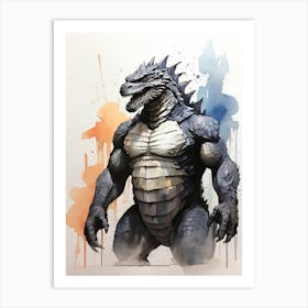 Godzilla 10 Art Print