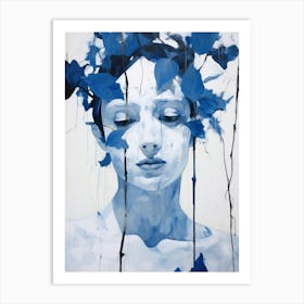 'Blue' 8 Art Print