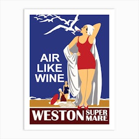 Weston Super Mare Art Print