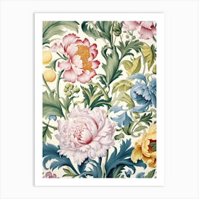 Floral Wallpaper 79 Art Print