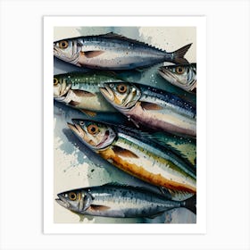 Sardines 17 Art Print