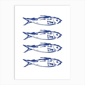 Four Fish Art Print