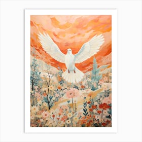 Dove 1 Detailed Bird Painting Art Print