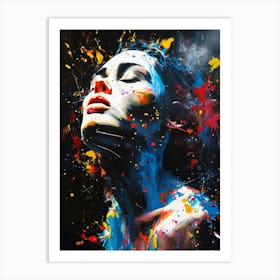 Splatter Painting Art Print