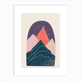 Mountains In The Sky Wall prints Art Print