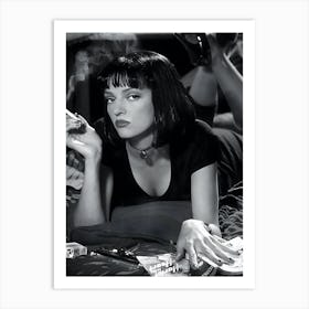 Pulp Fiction Tv Shows Art Print