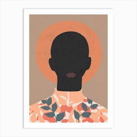 Portrait of A Fashion Woman Art Print