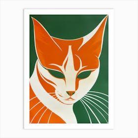 Orange Cat 2 Art Print