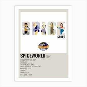 Spice Girls 1997 Music Poster 1 Art Print