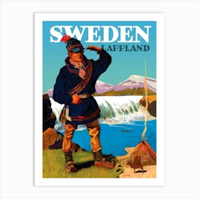 Sweden, Lapland Art Print