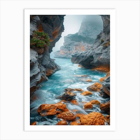 Cave In The Rocks Art Print