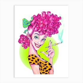 Curly Sue Art Print