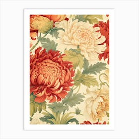 Chrysanthemums 7 Art Print