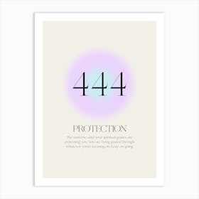 444 Protection Art Print