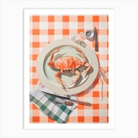 Snow Crab Still Life Painting Art Print