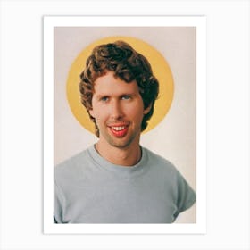 Jon Heder Retro Collage Movies Art Print