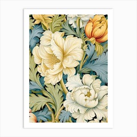 Wallpaper Floral Pattern 17 Art Print