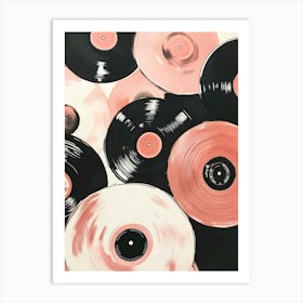 Vinyl Records Art Print