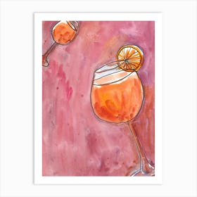 Aperol Spritz Art Print