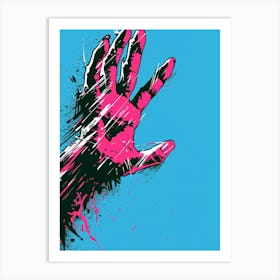 Zombie Hand Art Print