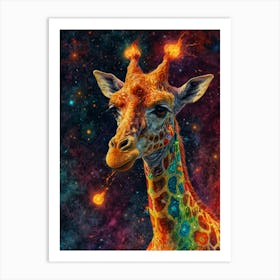 Giraffe 98 Art Print