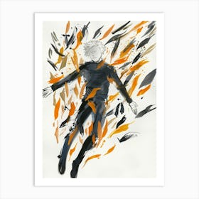 Fire And Flames 2 Art Print