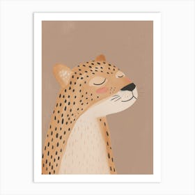 Cheetah, Nursery Wall Art for Kids Art Print