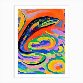 Moray Eel Matisse Inspired Art Print