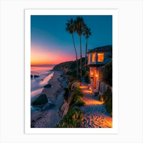 California Dreaming - Sunset Paradise Art Print