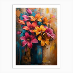 Flowers In A Vase 13 Art Print