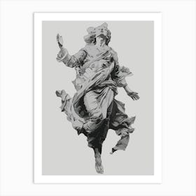 Ascending Graceful Figure Art Print